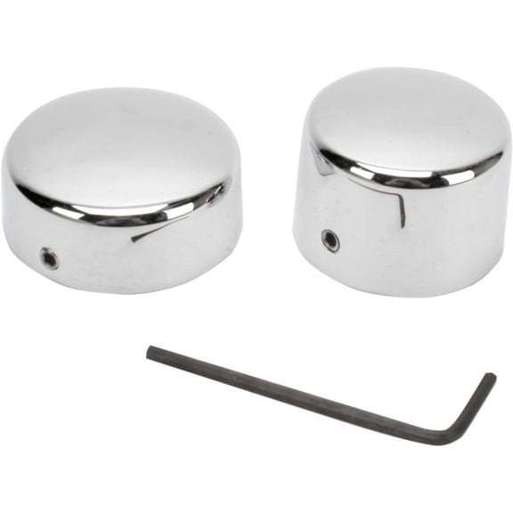 Rear Chrome Axle Caps