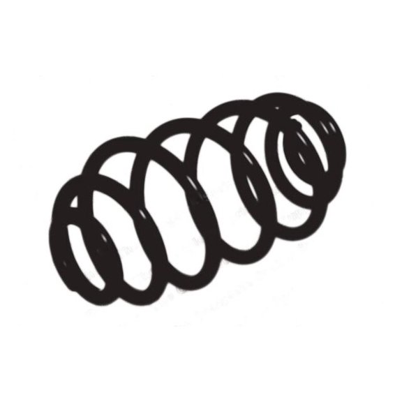 Rear Coil Spring - Compatible with 2006 - 2011 Saab 9-3 Wagon 2007 2008 2009 2010