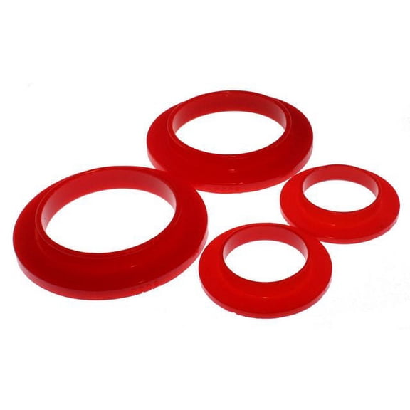Rear Coil Spring Insulator - Compatible with 1979 - 2004 Ford Mustang 1980 1981 1982 1983 1984 1985 1986 1987 1988 1989 1990 1991 1992 1993 1994 1995 1996 1997 1998 1999 2000 2001 2002 2003