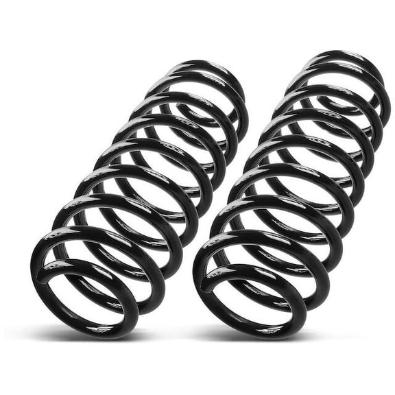 Rear Coil Spring Set 2 - Compatible with 2001 - 2010 Chrysler PT Cruiser 2.4L 4-Cylinder 2002 2003 2004 2005 2006 2007 2008 2009