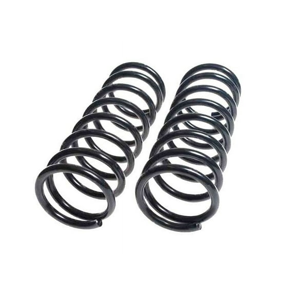 Rear Coil Spring Set - Compatible with 1988 - 1990 Cadillac DeVille Sedan 1989
