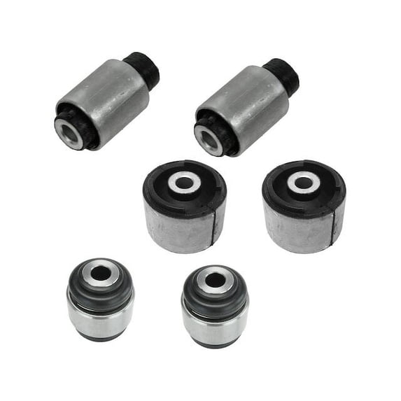 Rear Control Arm Bushing Kit 6 Piece - Compatible with 1998 - 1999, 2002 - 2006 BMW M3 2003 2004 2005