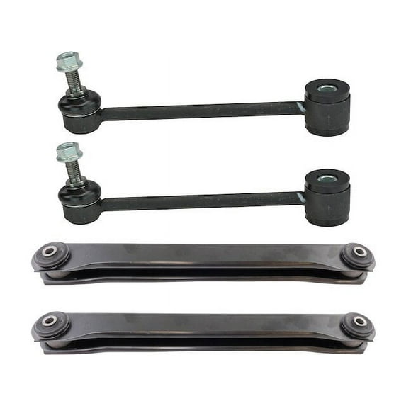 Rear Control Arm and Sway Bar End Link Kit 4 Piece - Compatible with 2000 - 2014 Chevy Suburban 1500 2001 2002 2003 2004 2005 2006 2007 2008 2009 2010 2011 2012 2013