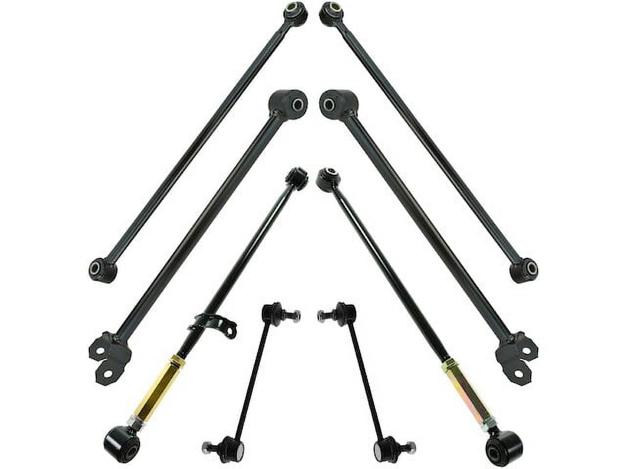 Rear Control Arm Sway Bar End Link Trailing Arm Kit 8 Piece