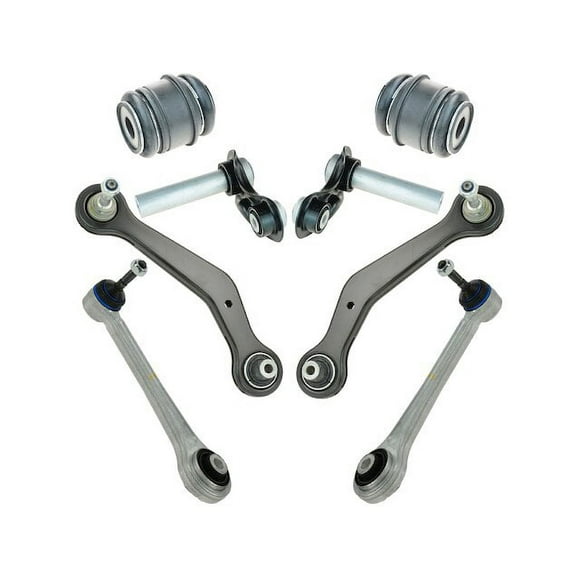 Rear Control Arm and Ball Joint Kit - 8 Piece Set - Compatible with 2000 - 2006 BMW X5 2001 2002 2003 2004 2005