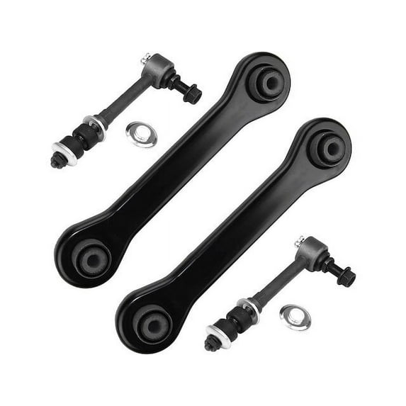Rear Control Arm and Sway Bar End Link Kit - Compatible with 2008 - 2017 Chevy Equinox 3.6L V6 2009 2010 2011 2012 2013 2014 2015 2016