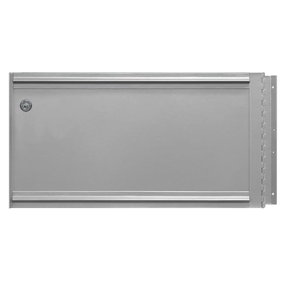 Rear Cover - Locking - for Aluminum Drop Box - with (2) Keys