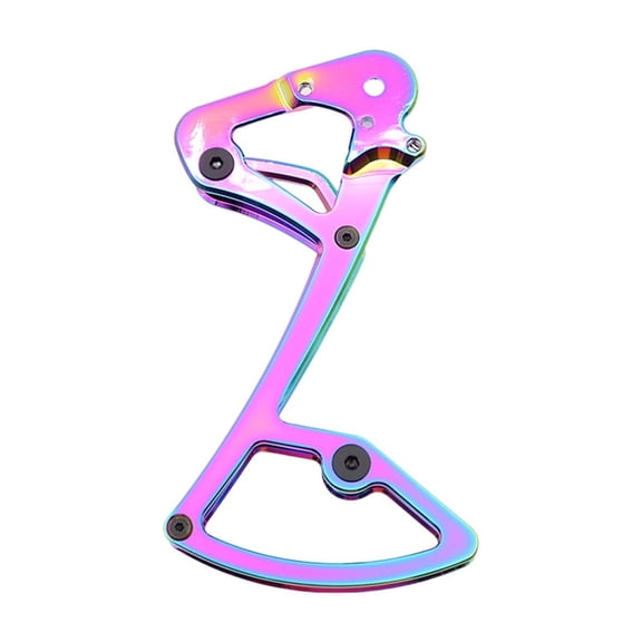 Rear Derailleur Inner Cage Plate for Garbaruk for SRAM for GX for X1 for X01 for XX1 for Apex for Rival force 1 for Eagle Drivetrains, 7075 CNC Machined Aluminum Alloy Replacement Part, Rainbow