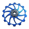 thumbnail image 1 of Rear Derailleur Mountain Bike Guide Roller Pulley Blue, 1 of 8