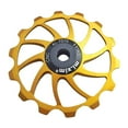 thumbnail image 1 of Rear Derailleur Mountain Bike Guide Roller Pulley Golden, 1 of 7
