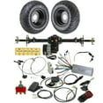 thumbnail image 1 of Rear Differential Axle Kit 48V 1000W Electric Motor Controller Hydraulic Brake 13x5.00-6 Wheels Tires DIY Parts For Go Kart Golf Cart ATV Quad Buggy Trike Tricycle 4 Wheeler Dolly (30" Axle), 1 of 7