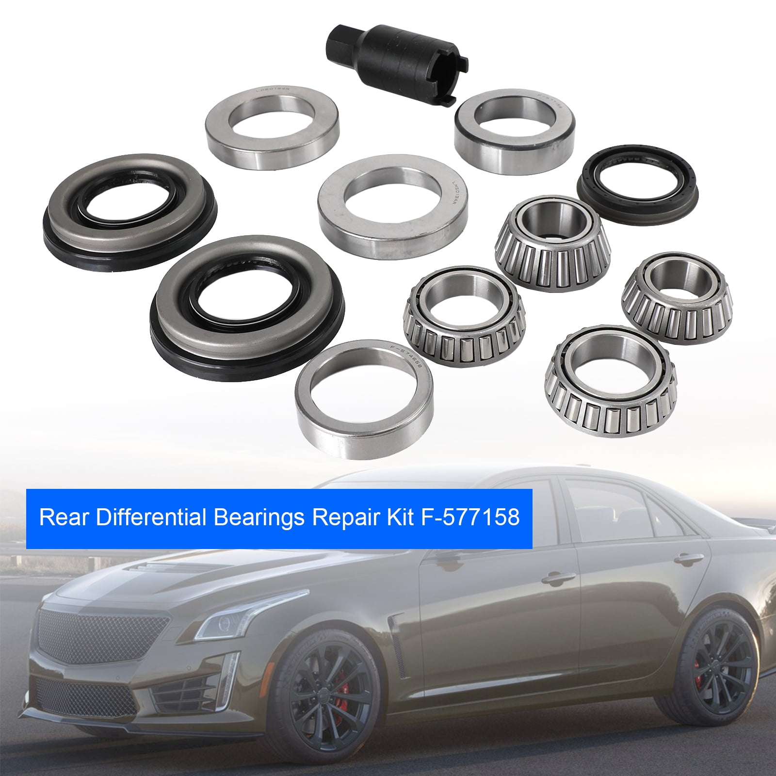 Rear Differential Bearings Repair Kit F-577158 For Cadillac ATS
