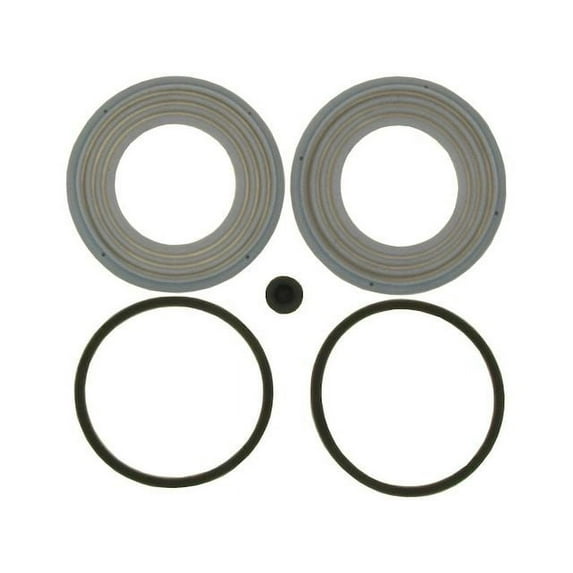 Rear Disc Brake Caliper Seal Kit - Compatible with 2011 - 2017 GMC Sierra 2500 HD 2012 2013 2014 2015 2016