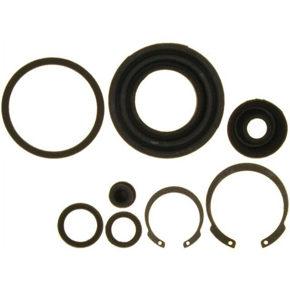 Rear Disc Brake Caliper Seal Kit - Compatible with 2012 - 2017 Toyota Yaris SE 2013 2014 2015 2016