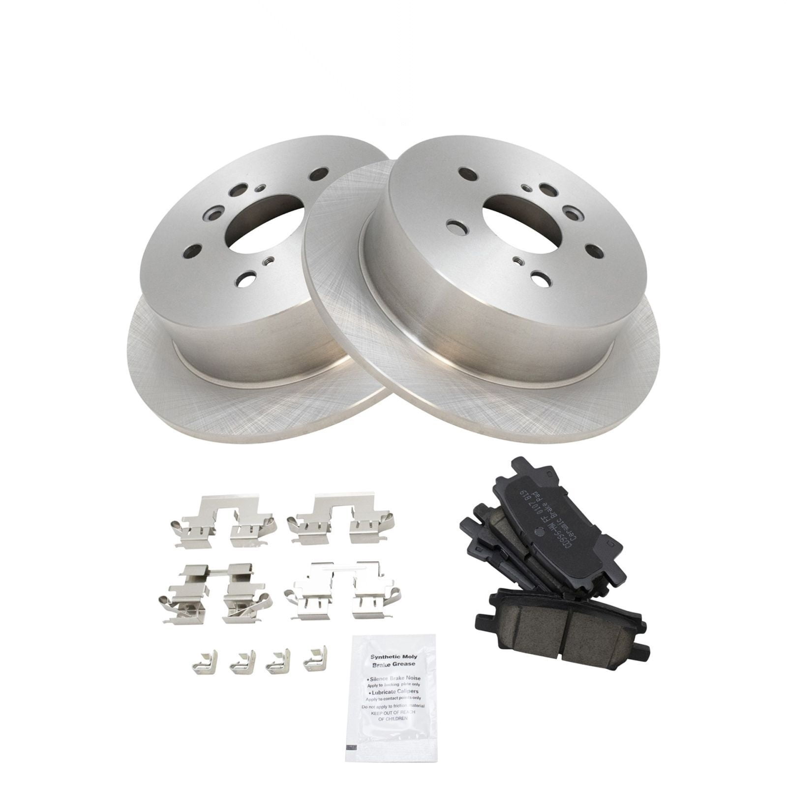 Lexus Rx 350 Rear Brake Rotor Replacement Rear Disc Brake Pad & Rotor Kit for Lexus for RX330 for RX350 for ...