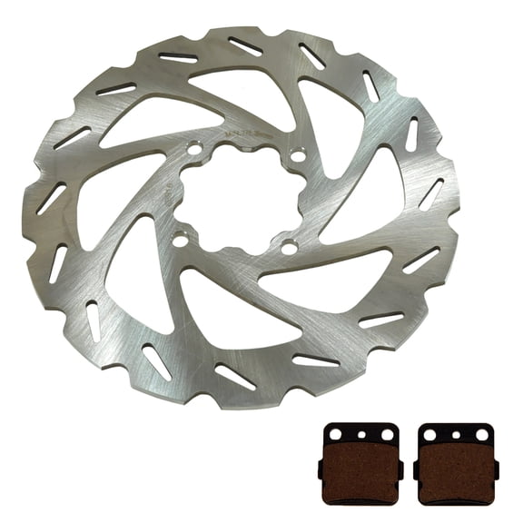 Rear Disc Brake Rotor Wave Pattern & Brake Pads 2003-2006 for Yamaha Blaster 200