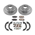 thumbnail image 1 of Rear Disc Brake Rotors & Rear Ceramic Pads for Jeep Liberty 5pc 08-12, 1 of 7