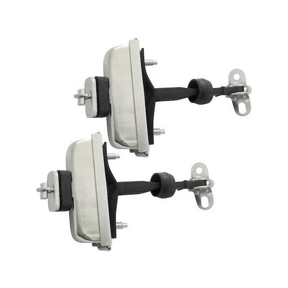 Rear Door Check Set - Compatible with 2007 Chevy Silverado 2500 HD Classic Crew Cab Pickup