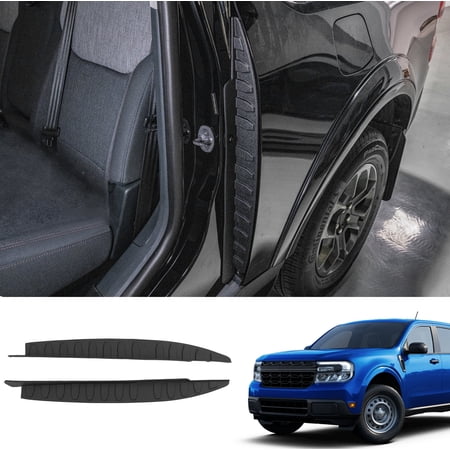 Rear Door Edge Protectors Compatible with 2022-2025 2026 Ford Maverick TPE Rear Door Windshield Seal Strips for 2024 Maverick Accessories