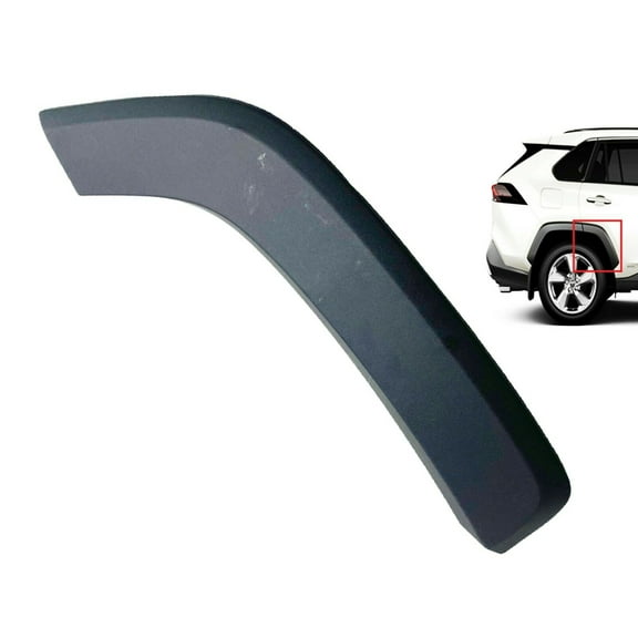 Rear Door Flare Arch Trim Molding RH Passenger Side For 2019 - 2021 Toyota Rav4 75061-0R010; 750610R010