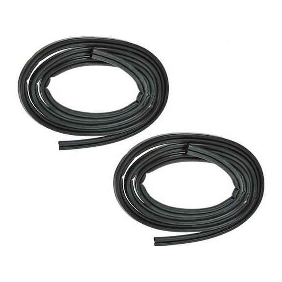Rear Door Seal Set 2 Piece Set - Compatible with 1992 - 1996 Oldsmobile 88 1993 1994 1995