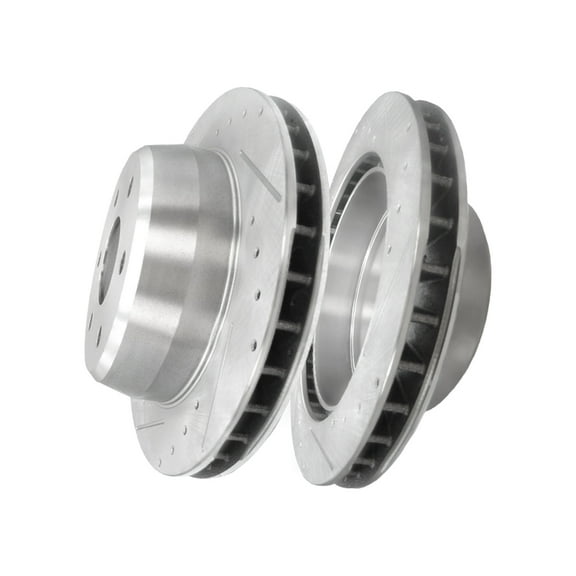 Rear Drilled Slotted Disc Brake Rotors For 2002-2006 Chevrolet Avalanche 1500