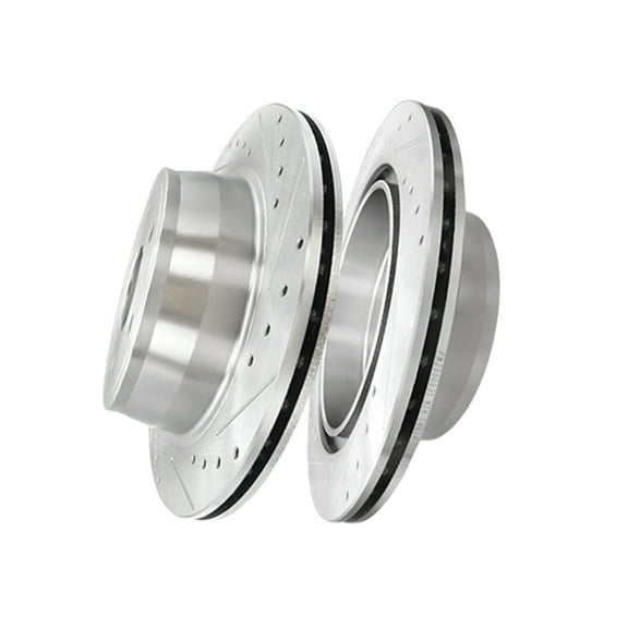 Rear Drilled Slotted Disc Brake Rotors For 2013 Chevrolet Avalanche