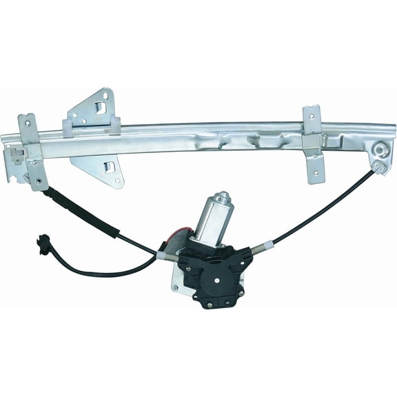 Rear Driver Left Power Window Regulator with Motor Compatible with 2000-2004 Dodge Dakota Quad/Crew Cab & 1998-2003 Durango
