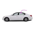 thumbnail image 1 of Rear Driver Left Side Door Glass LAMINATED Compatible With 2009-2014 Hyundai Genesis Sedan Models, 1 of 1