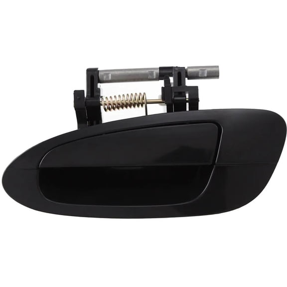 Rear Driver Side Exterior Door Handle Compatible with 2002-2006 Nissan Altima Smooth Black Without Key Hole 826078J009 SE SL Se-r Base Direct Fit Handle Assembly New OE Replacement