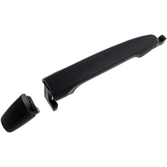 Rear Driver Side Exterior Door Handle Compatible with 2007-2020 Mitsubishi Outlander Mitsubishi Lancer Smooth Black Without Key Hole 5716A085 5746A025 83778 ES Sportback EX Ex-l