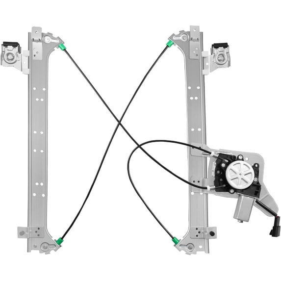 Rear Driver Side Power Window Regulator with Motor (2 Pins) Fit for 2001-2006 Chevrolet Silverado 1500 3500, Avalanche Suburban GMC Sierra 1500 2500 3500 Yukon XL Cadillac Escalade, 741-578