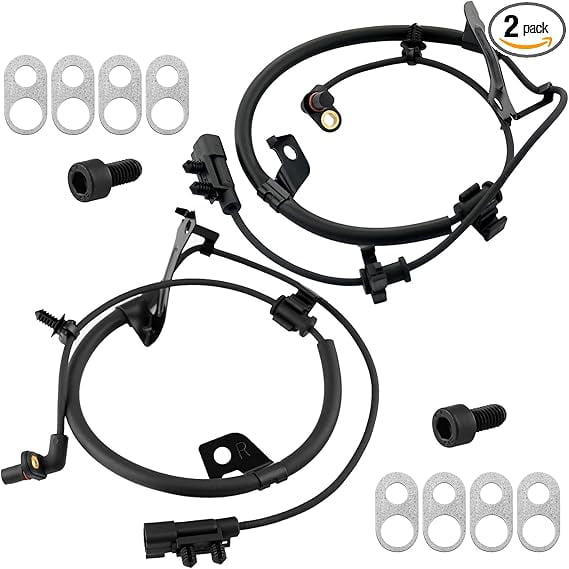 Rear Driver Side Wheel Speed ABS Sensor Fits for Dodge Journey 2009-2018-Wheel Speed ABS Assembly (Left Side)-2 pcs Set