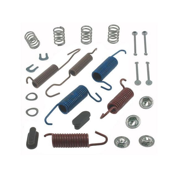 Rear Drum Brake Hardware Kit - Compatible with 1975 - 1996 Ford E-150 Econoline - Carlson