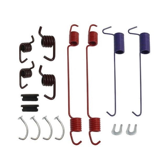 Rear Drum Brake Hardware Kit - Compatible with 1980 - 1987, 1990 - 1999 Ford F-250 1981 1982 1983 1984 1985 1986 1991 1992 1993 1994 1995 1996 1997 1998