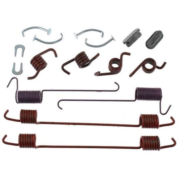 Rear Drum Brake Hardware Kit - Compatible with 1980 - 1999 Ford F-250 1981 1982 1983 1984 1985 1986 1987 1988 1989 1990 1991 1992 1993 1994 1995 1996 1997 1998