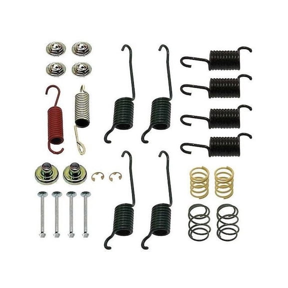 Rear Drum Brake Hardware Kit - Compatible with 1982 - 2000 Chevy Cavalier 1983 1984 1985 1986 1987 1988 1989 1990 1991 1992 1993 1994 1995 1996 1997 1998 1999