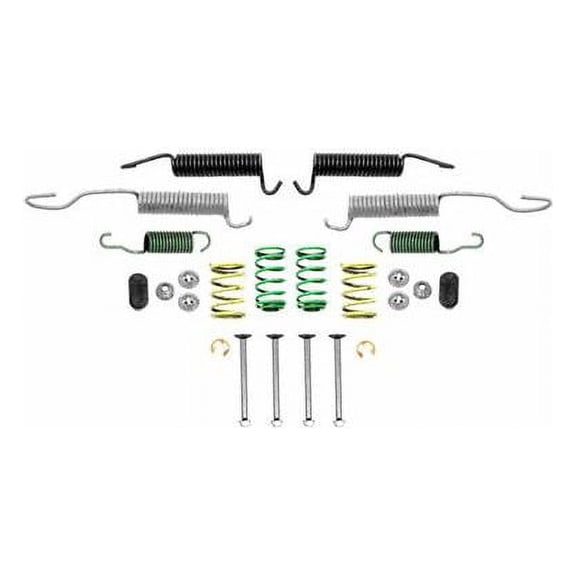Rear Drum Brake Hardware Kit - Compatible with 1960 - 1974 Chevy C10 Pickup 1961 1962 1963 1964 1965 1966 1967 1968 1969 1970 1971 1972 1973