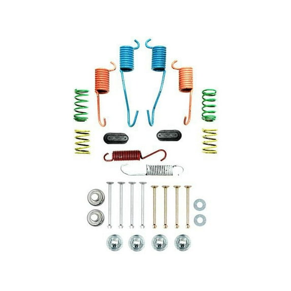 Rear Drum Brake Hardware Kit - Compatible with 1964 - 1973 Pontiac GTO 1965 1966 1967 1968 1969 1970 1971 1972