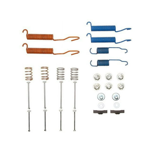 Rear Drum Brake Hardware Kit - Compatible with 1975 Chevy C30