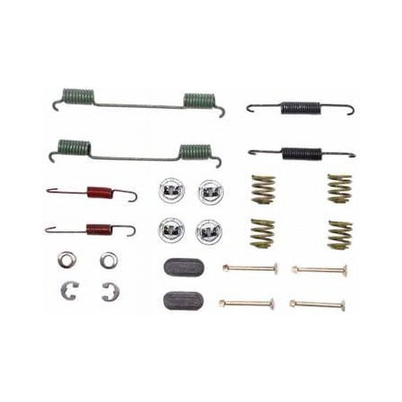 Rear Drum Brake Hardware Kit - Compatible with 1984 - 1988 Chrysler Town & Country 1985 1986 1987