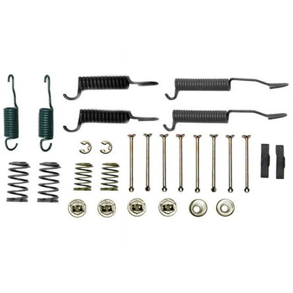 Rear Drum Brake Hardware Kit - Compatible with 1987 - 1991 GMC R1500 Suburban - AC Delco