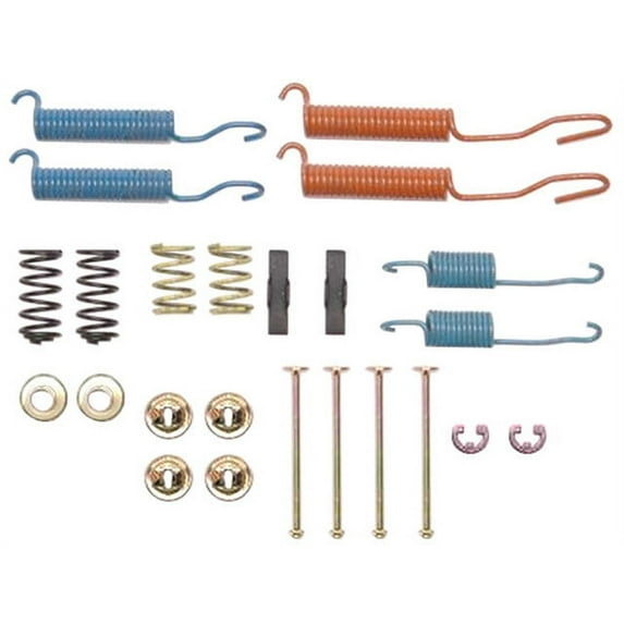 Rear Drum Brake Hardware Kit - Compatible with 1987 Chevy V20