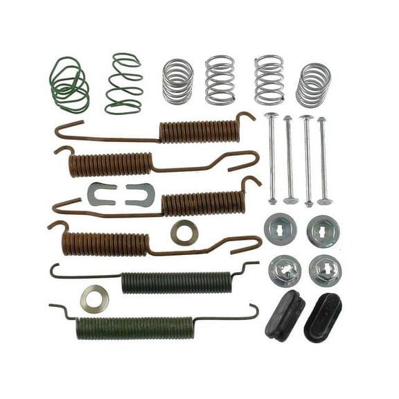 Rear Drum Brake Hardware Kit - Compatible with 1991 - 1995 Plymouth Grand Voyager AWD 1992 1993 1994