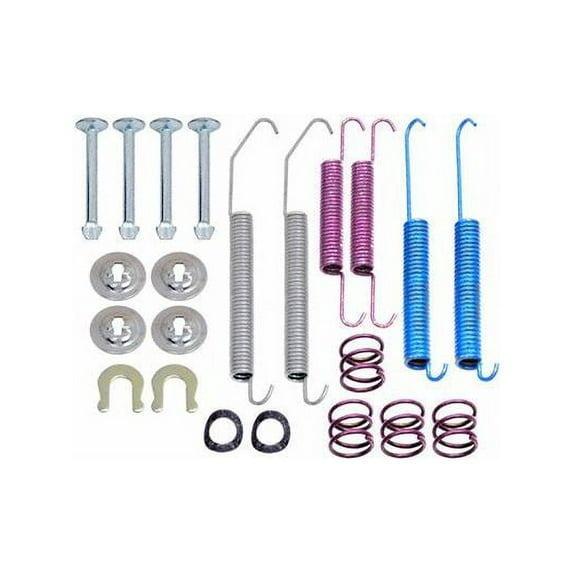 Rear Drum Brake Hardware Kit - Compatible with 1991 - 2002 Saturn SL1 1992 1993 1994 1995 1996 1997 1998 1999 2000 2001