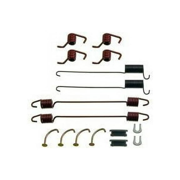 Rear Drum Brake Hardware Kit - Compatible with 2000 - 2001 Dodge Ram 2500 4WD