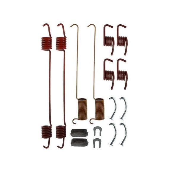Rear Drum Brake Hardware Kit - Compatible with 2000 - 2001 Dodge Ram 2500