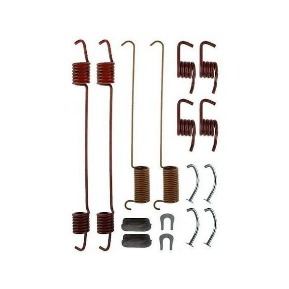 Rear Drum Brake Hardware Kit - Compatible with 2000 - 2002 Dodge Ram 3500 2001