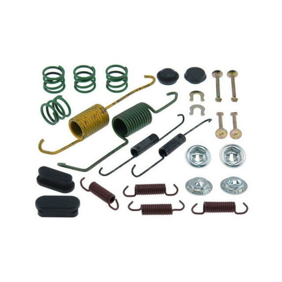 Rear Drum Brake Hardware Kit - Compatible with 2003 - 2008 Toyota Corolla 2004 2005 2006 2007