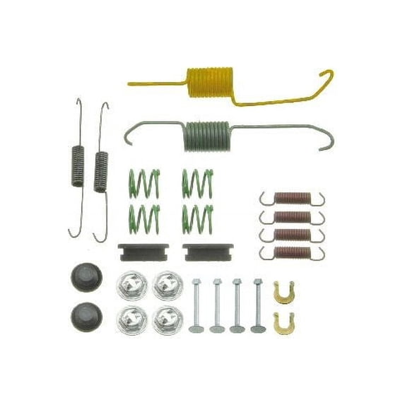 Rear Drum Brake Hardware Kit - Compatible with 2004 - 2008 Toyota Prius 2005 2006 2007